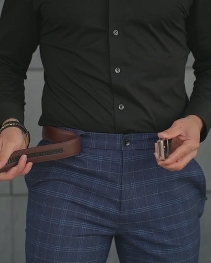 Cintura in pelle regolabile